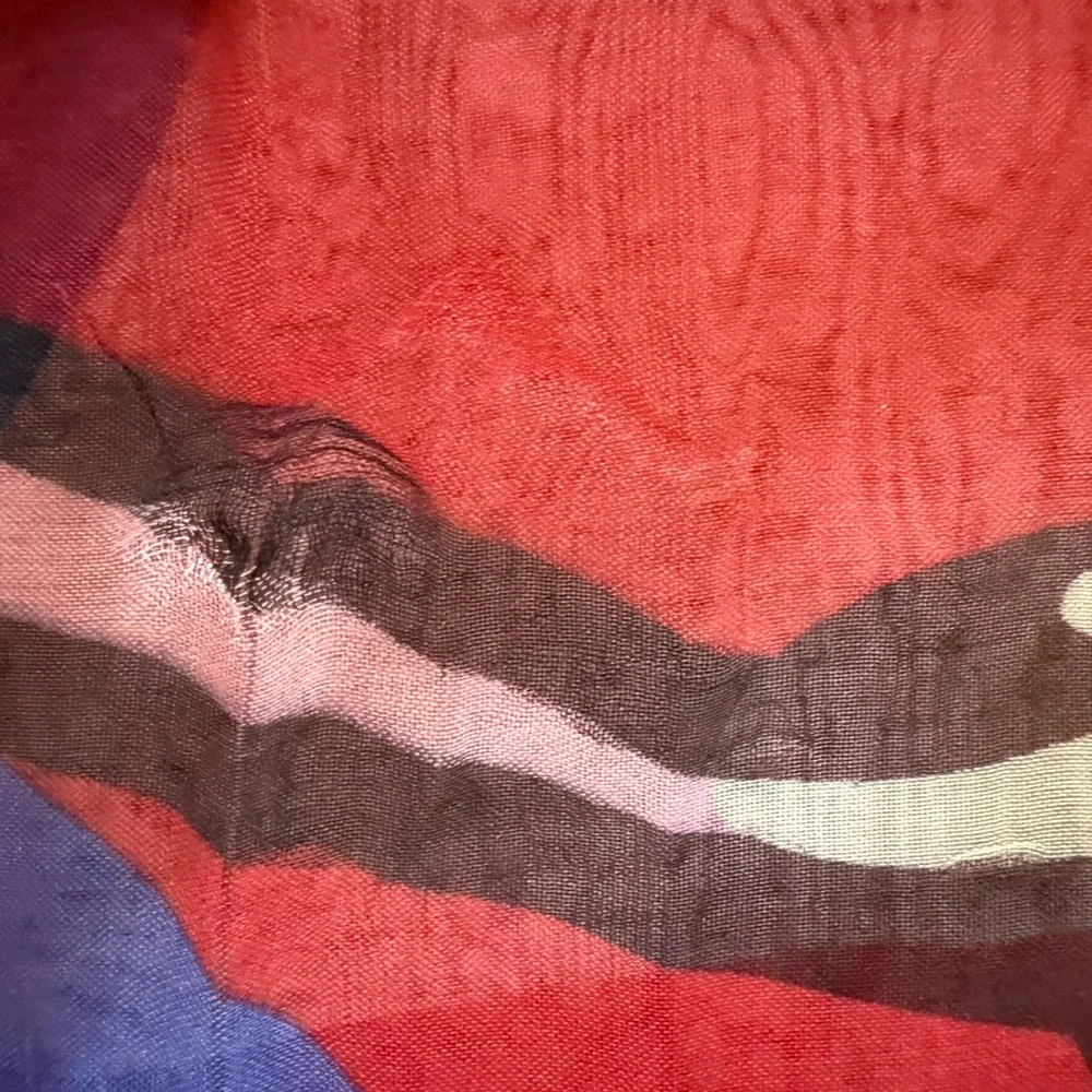MIU MIU Multicolor Graphic Scarf